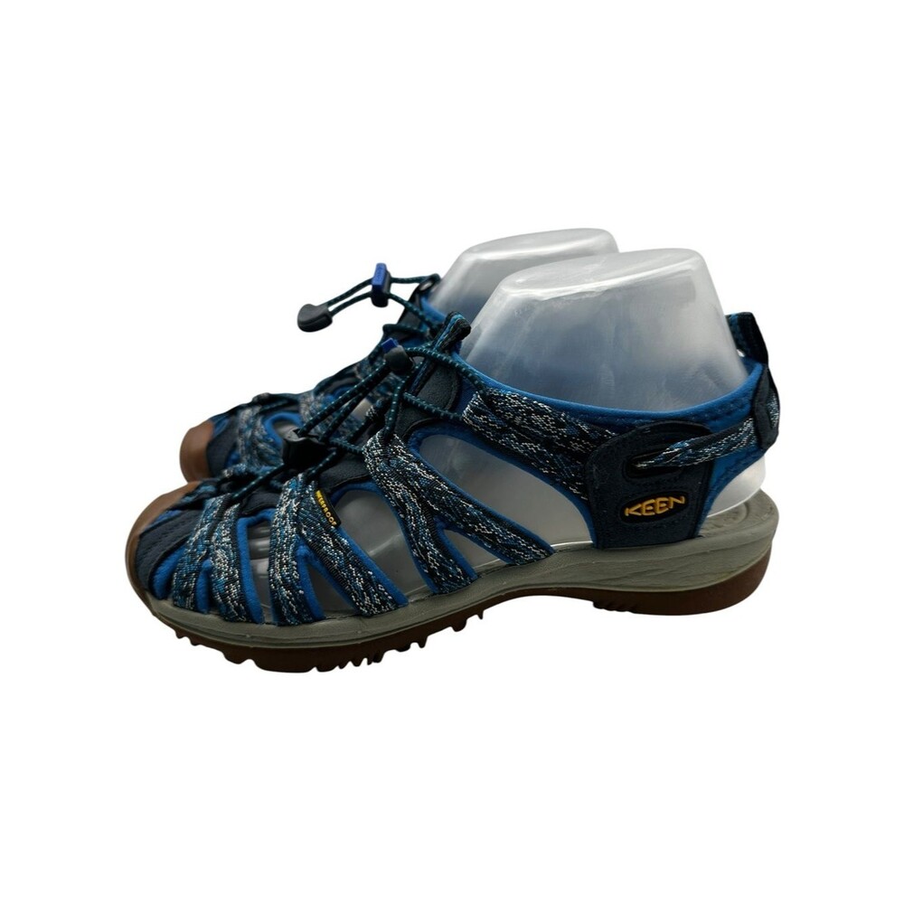 KEEN Whisper Women’s Size 7 Blue Sport Hiking Water Sandals Closed Toe Outdoor